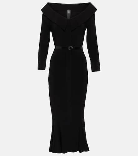 Off-shoulder jersey midi dress - Norma Kamali - Modalova