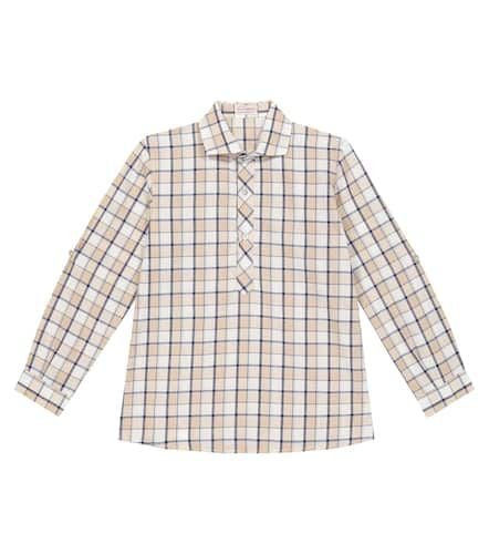 Miguel checked cotton shirt - La Coqueta - Modalova