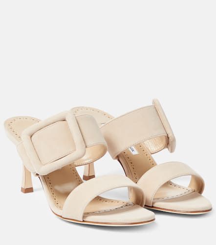 Manolo Blahnik Gable suede sandals - Manolo Blahnik - Modalova