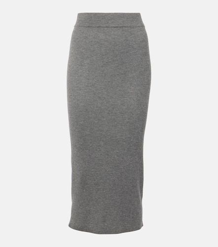 Ribbed-knit midi skirt - Brunello Cucinelli - Modalova