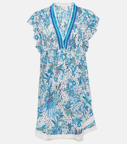 Sasha floral ruffled minidress - Poupette St Barth - Modalova