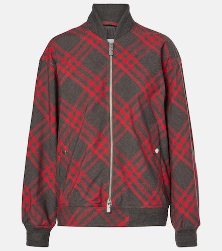 Check bomber jacket - Burberry - Modalova