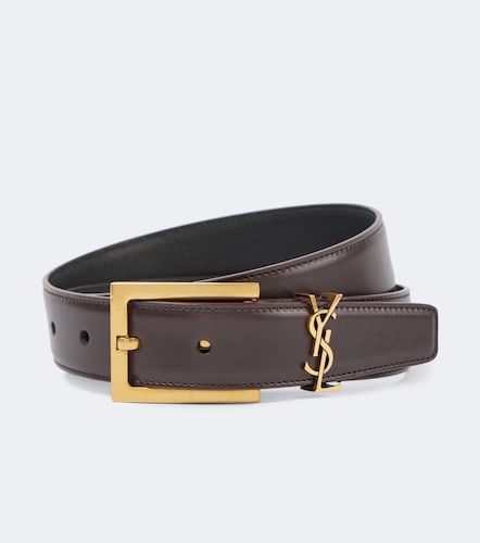 Cinturón Cassandre 30mm de piel - Saint Laurent - Modalova