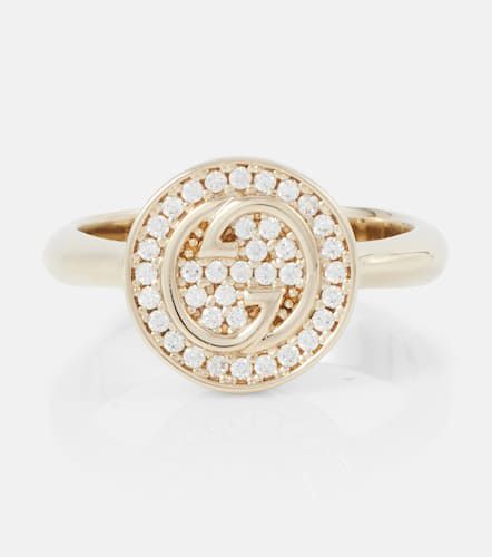 Anillo Blondie con cristales - Gucci - Modalova