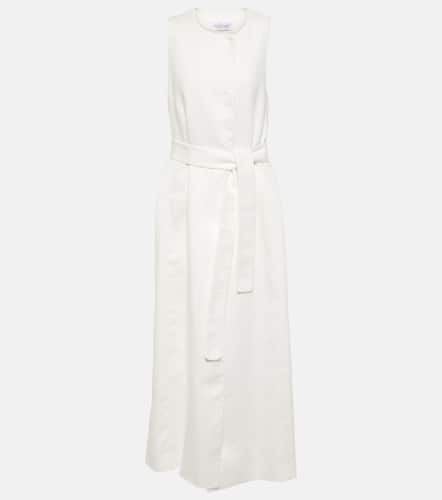 Aureo linen twill midi wrap dress - Max Mara - Modalova