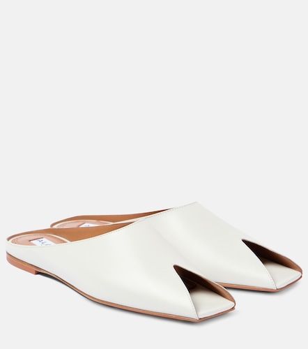 Alaia Leather peep-toe mules - Alaia - Modalova