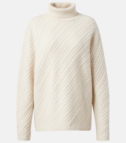 Cable-knit wool turtleneck sweater - Joseph - Modalova