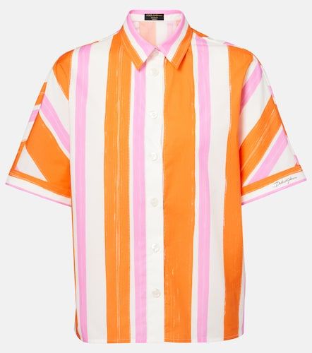 Camisa de algodón a rayas - Dolce&Gabbana - Modalova