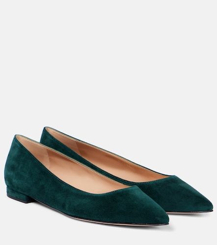 Gianvito suede ballet flats - Gianvito Rossi - Modalova