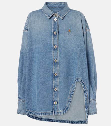 Diana asymmetric denim shirt - The Attico - Modalova