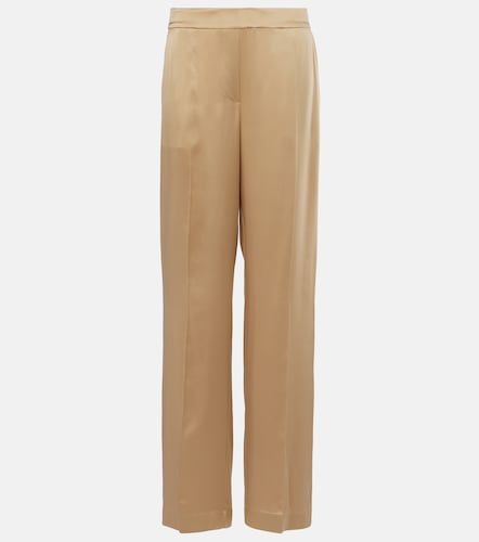 Pantalones rectos Tawa de satén de seda - Joseph - Modalova