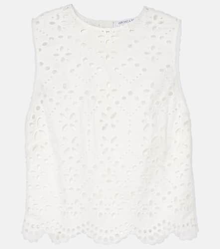 Adelyn broderie anglaise cotton top - Veronica Beard - Modalova