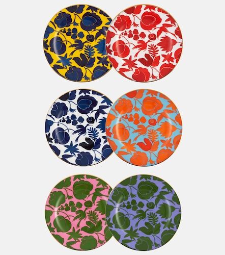 Set de 6 platos de postre Wildbird - La DoubleJ - Modalova