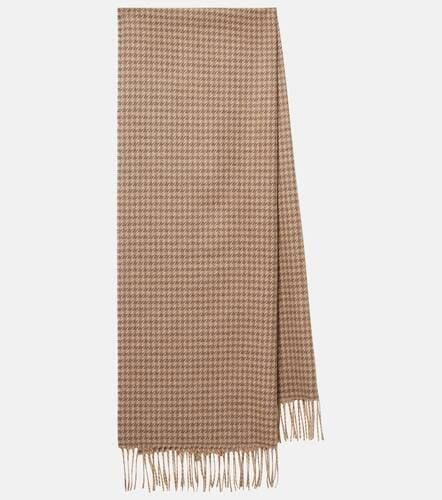 Houndstooth wool-blend shawl - Balenciaga - Modalova