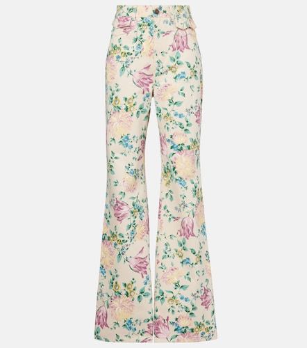 Chloe Floral high-rise flared jeans - Chloe - Modalova