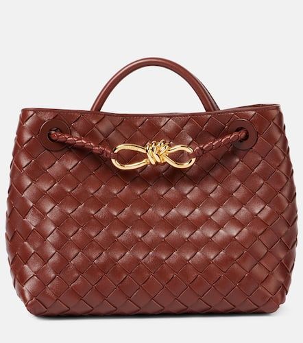 Andiamo Intrecciato Small leather tote bag - Bottega Veneta - Modalova