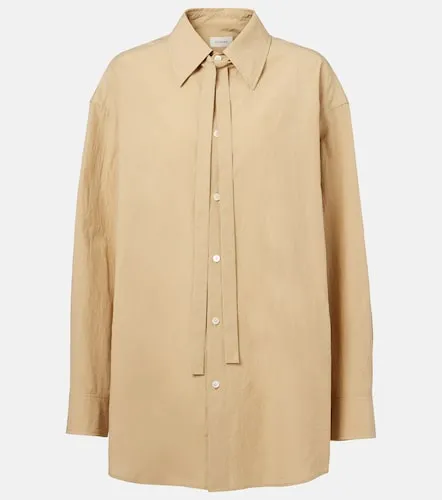 Camisa de algodón con lazada - Lemaire - Modalova