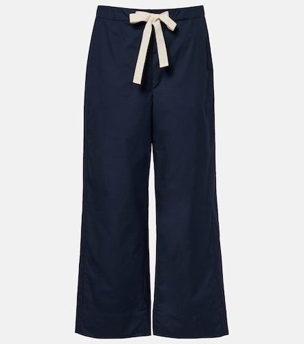 Pantaloni Argento in cotone a gamba larga - 'S Max Mara - Modalova