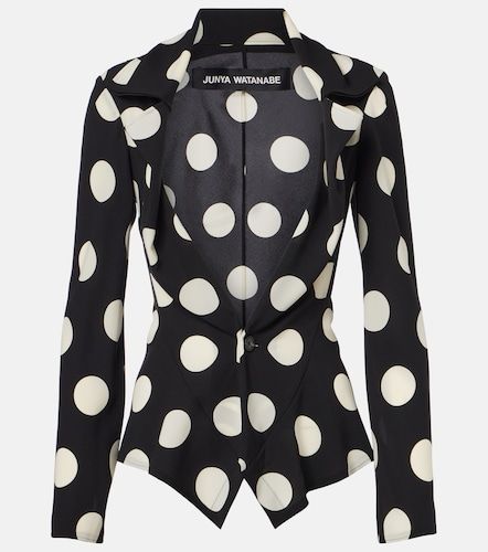Polka-dot georgette blazer - Junya Watanabe - Modalova