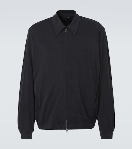 Zip-up blouson jacket - Giorgio Armani - Modalova