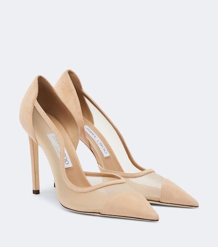Brigitte suede and mesh pumps - Jimmy Choo - Modalova