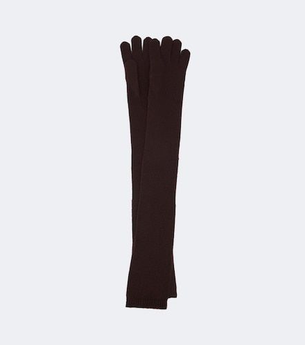 Cashmere and wool gloves - Nour Hammour - Modalova