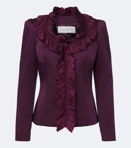 Nina Ricci Ruffled cady jacket - Nina Ricci - Modalova