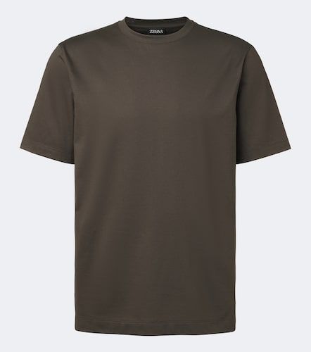 Zegna T-shirt in jersey di cotone - Zegna - Modalova