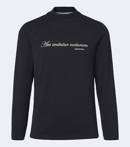 T-shirt in jersey di cotone con stampa - Brunello Cucinelli - Modalova