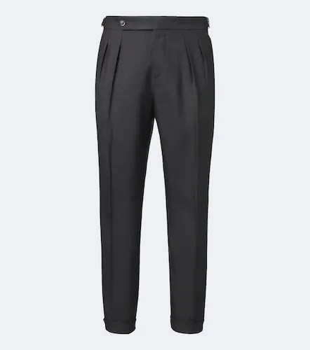Pantaloni da smoking in seta - Brunello Cucinelli - Modalova