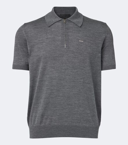 Prada Polopullover aus Schurwolle - Prada - Modalova