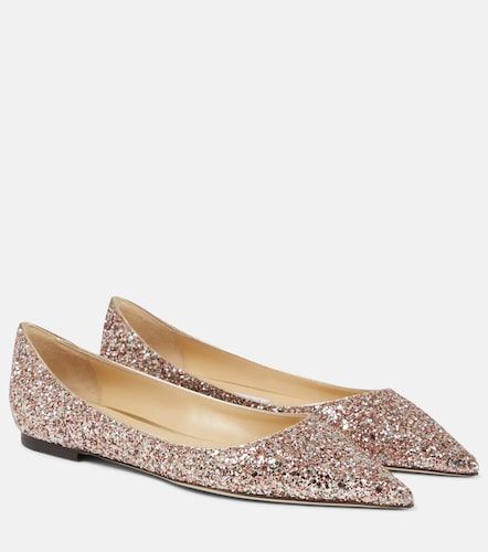 Bailarinas Love con glitter - Jimmy Choo - Modalova