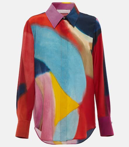 ChloÃ© Printed silk crÃªpe de chine shirt - Chloe - Modalova