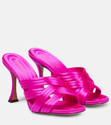 Aquazzura Mules Oahu 95 de satén - Aquazzura - Modalova