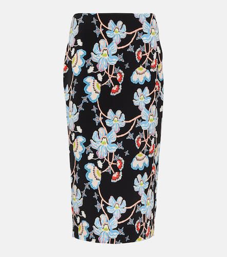 Kara floral cady pencil skirt - Diane von Furstenberg - Modalova