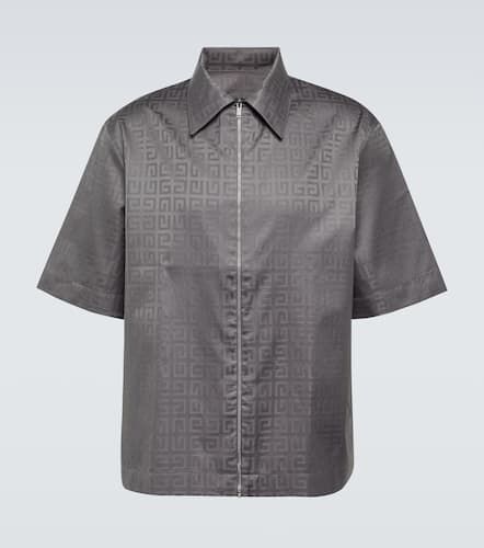 Camisa bowling en popelín de algodón con 4G - Givenchy - Modalova