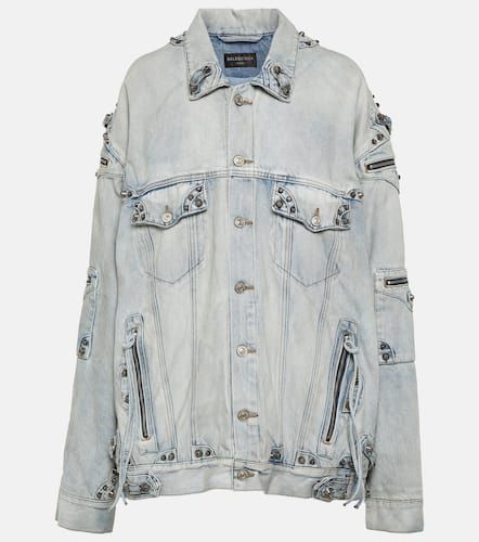 Cagole oversized denim jacket - Balenciaga - Modalova