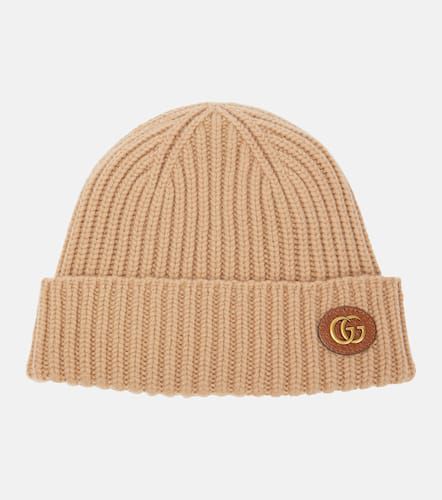 Double G wool and cashmere beanie - Gucci - Modalova