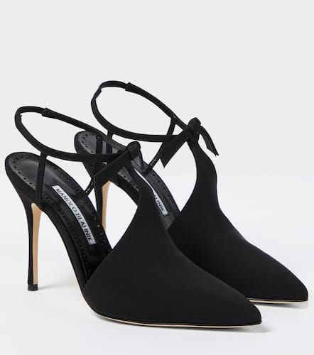 Horna 105 bow-detail slingback pumps - Manolo Blahnik - Modalova