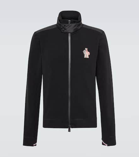 Logo zip-up cardigan - Moncler Grenoble - Modalova