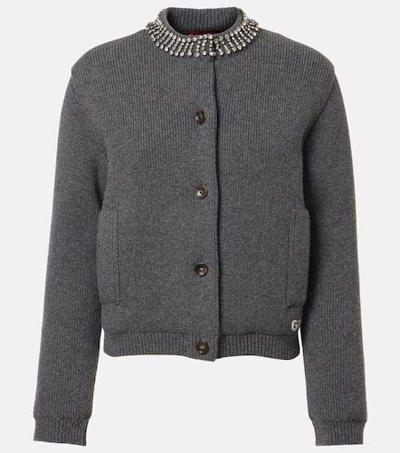 Gucci Embellished wool cardigan - Gucci - Modalova