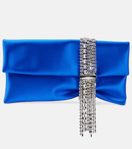 Zandra Small embellished satin clutch - Jimmy Choo - Modalova