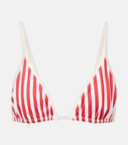 Candy striped triangle bikini top - Bananhot - Modalova