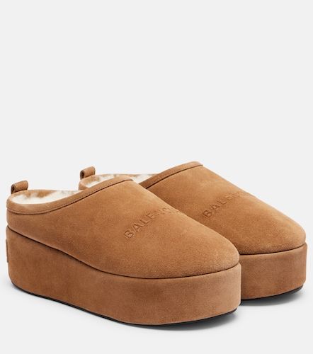 Alaska suede platform mules - Balenciaga - Modalova