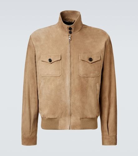 Dolce&Gabbana Suede bomber jacket - Dolce&Gabbana - Modalova