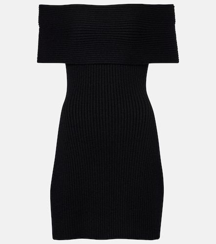 Ribbed-knit wool and alpaca-blend minidress - Givenchy - Modalova