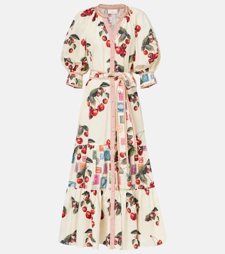 Notes From The Road printed cotton shirt dress - Camilla - Modalova