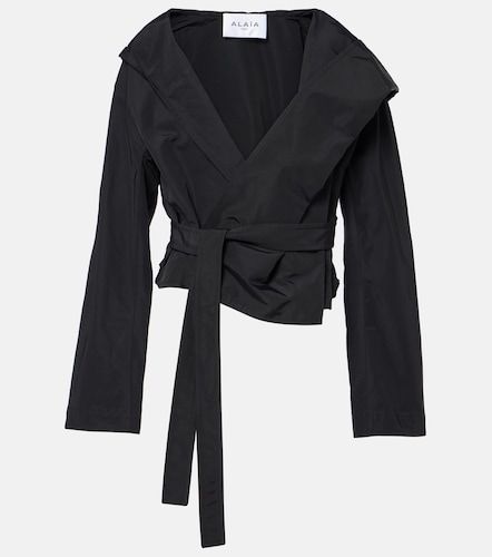Alaia Hooded wrap jacket - Alaia - Modalova