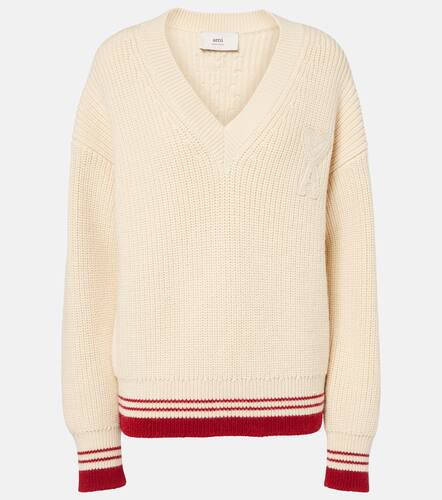 Ami De CÅur ribbed-knit virgin wool sweater - Ami Paris - Modalova