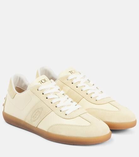 Tabs leather and suede sneakers - Tod's - Modalova